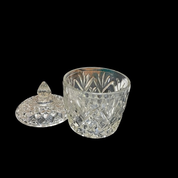 Vintage Gorham Cherrywood Crystal Candy Dish/Jar 5.5” tall with the lid 3.5”wide - Picture 3 of 9